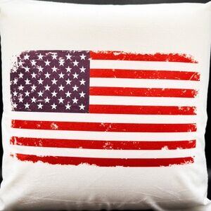 American Flag Pressure Activated Massage Pillow
